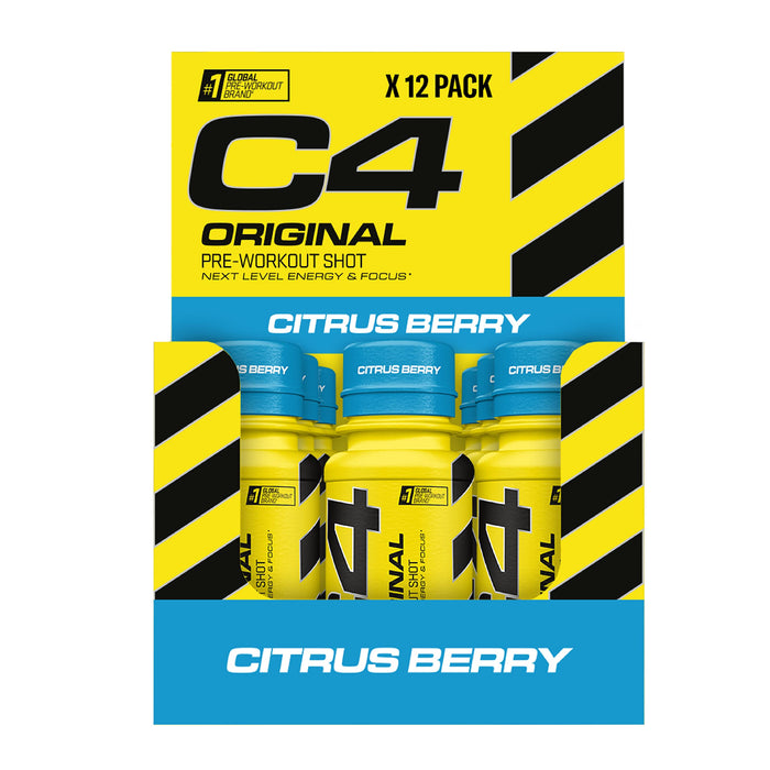 Cellucor C4 Energy Shot 12x60ml - Pre Workout at MySupplementShop by Cellucor