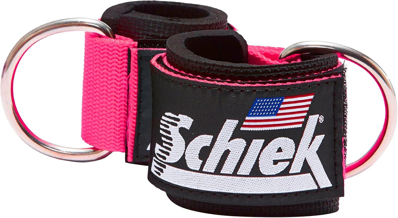 Schiek Sports Model 1700 Neoprene Ankle Straps - Pink - Ankle Straps at MySupplementShop by Schiek Sports