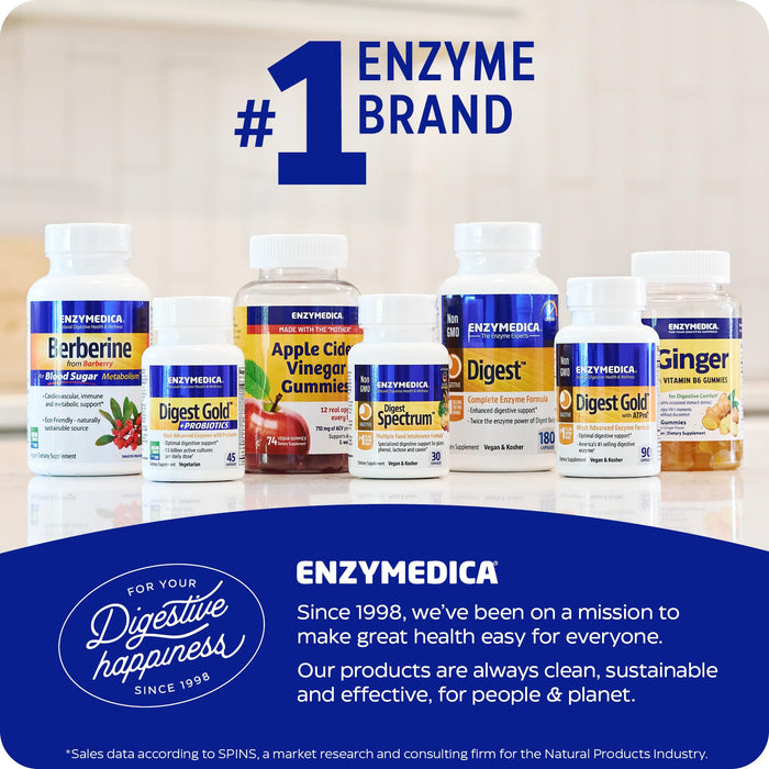 Enzymedica Digest Gold 120 Capsules - Nutritional Supplement at MySupplementShop by Enzymedica