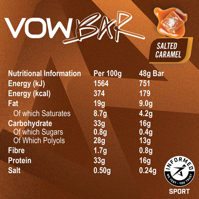 VOW Nutrition VOW Bar 12x48g - Protein Bars at MySupplementShop by VOW Nutrition