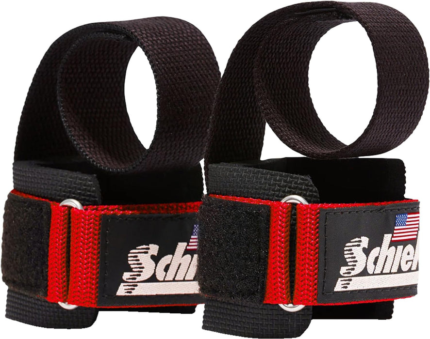 Schiek 1000PLS - Power Lifting Straps - Red - Lifting Straps at MySupplementShop by Schiek Sports