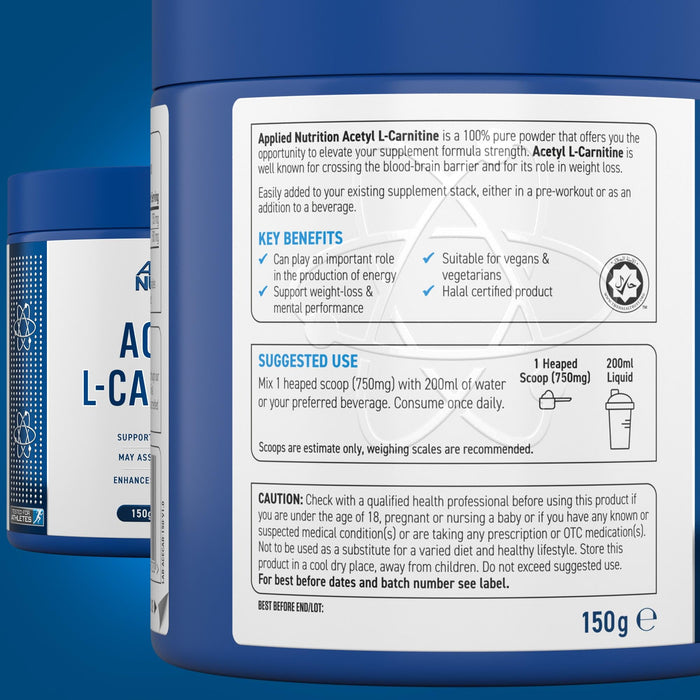 Applied Nutrition Acetyl L-Carnitine - Acetyl-L-Carnitine at MySupplementShop by Applied Nutrition