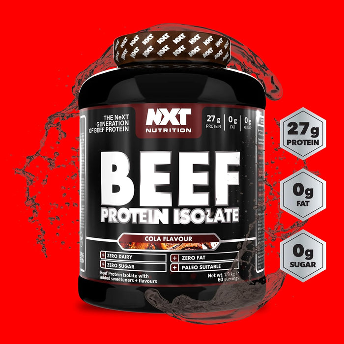 NXT Nutrition Beef Protein Isolate 1.8kg - Protein Powder at MySupplementShop by Nxt Nutrition