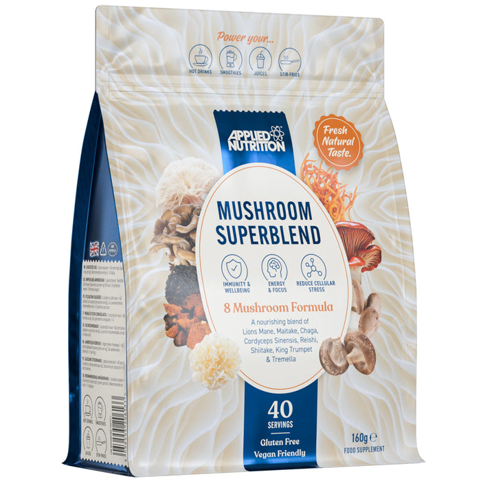 Applied Nutrition Mushroom Superblend 160g Unflavoured - Mushrooms at MySupplementShop by Applied Nutrition