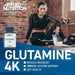 Applied Nutrition Glutamine 4K 120 Veggie Capsules - L-Glutamine, Glutamine at MySupplementShop by Applied Nutrition