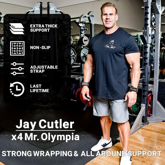 Schiek 1000PLS - Power Lifting Straps w/Jay Cutler Logo - Lifting Straps at MySupplementShop by Schiek Sports