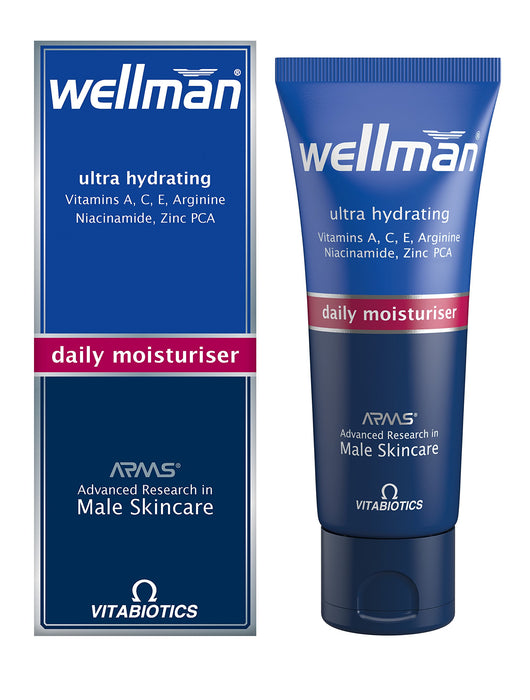 Vitabiotics Wellman Daily Moisturiser - 50ml - Skin at MySupplementShop by Vitabiotics