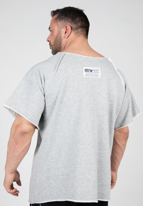 Gorilla Wear Classic Work Out Top - Grey Melange - Workout Top at MySupplementShop by Gorilla Wear