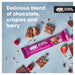 Optimum Nutrition Crunch Bar 12x55g Choc Red Berry - Food Cupboard at MySupplementShop by Optimum Nutrition