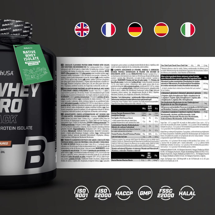 BioTechUSA Iso Whey Zero Black, Chocolate (EAN 5999076236916) - 2270 grams - Protein at MySupplementShop by BioTechUSA