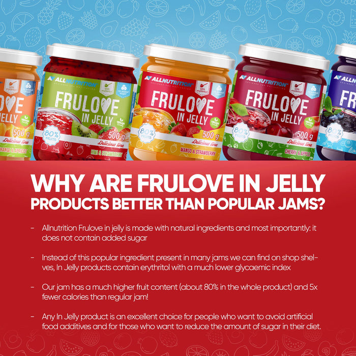 Allnutrition Frulove In Jelly, Kiwi & Strawberry - 500g - Food at MySupplementShop by Allnutrition