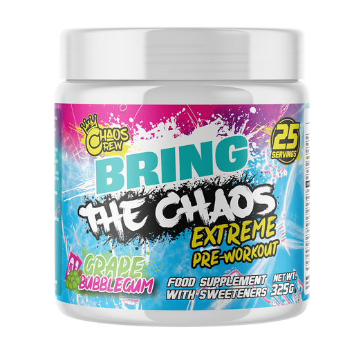 Chaos Crew Bring The Chaos v2 325g Grape Bubble Gum - Sports Nutrition at MySupplementShop by Chaos Crew