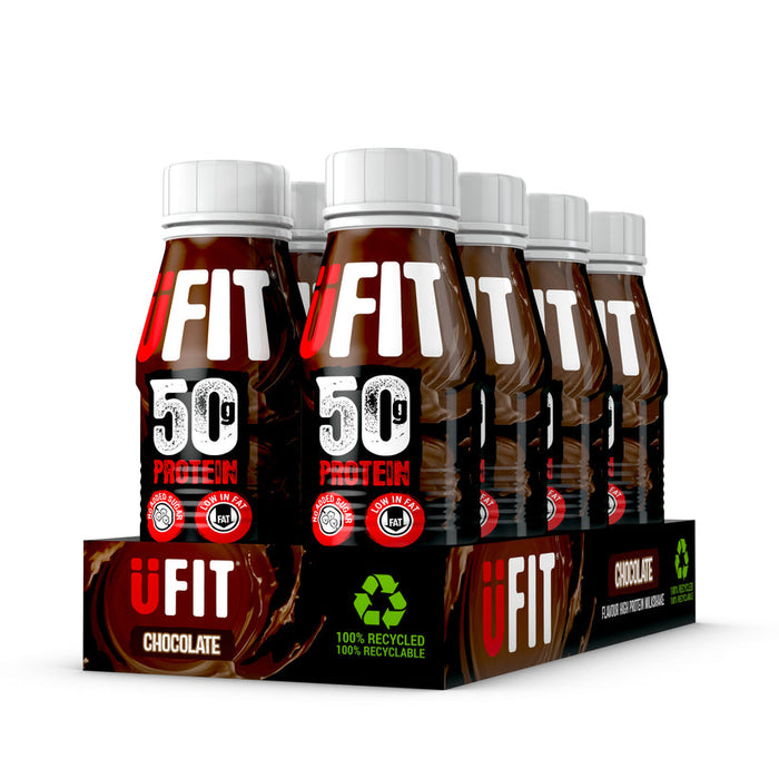 UFIT 50G High Protein Shake Drink 8x500ml - Ready to Drink Protein Shake at MySupplementShop by UFIT