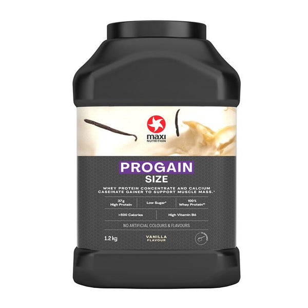 Maxi Nutrition Progain Protein Powder for Size and Mass 1200g - Vanilla - Whey Proteins at MySupplementShop by Maxi Nutrition