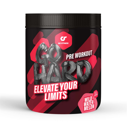 Go Fitness Go Hard Pre Workout 400g Wild Watermelon - Pre Workout Energy at MySupplementShop by Go Fitness