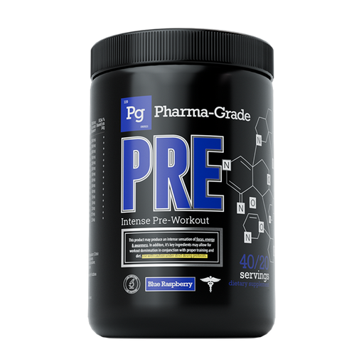 Pharma Grade PRE 380g Blue Raz - Supplements at MySupplementShop by Pharma Grade