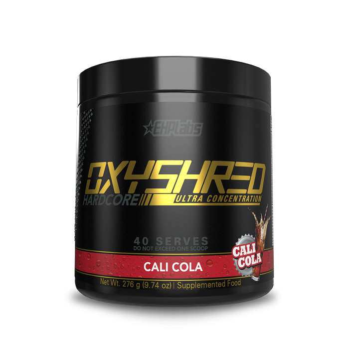 EHP Labs OxyShred Hardcore 40 Servings 275g - Cali Cola - Pre Workout at MySupplementShop by Ehp Labs