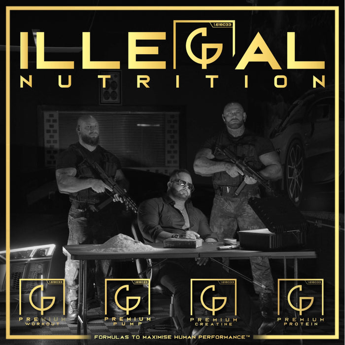 Illegal Nutrition Premium Pre-Workout (Stim + Pump) 193g - Pre Workout at MySupplementShop by Illegal Nutrition