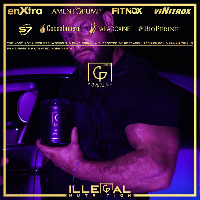 Illegal Nutrition Premium Pre-Workout (Stim + Pump) 193g - Pre Workout at MySupplementShop by Illegal Nutrition