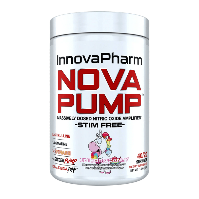 Innovapharm NovaPump 386g - Unicorn Candy - Stim Free Pre Workout at MySupplementShop by Innovapharm