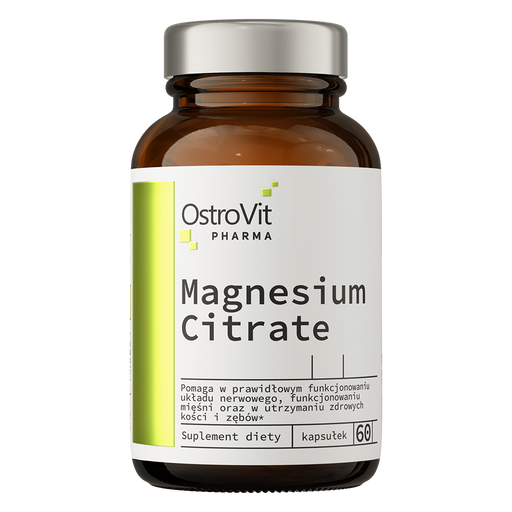 OstroVit Pharma Magnesium Citrate 60 Caps - Sports Supplements at MySupplementShop by Ostrovit