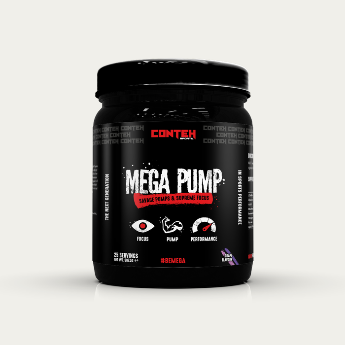 Conteh Mega Pump 25 Servings 387.5g - Health & Personal Care at MySupplementShop by Conteh Sports