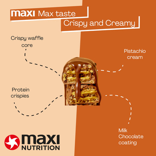 MaxiNutrition Protein Waffle Bar 12x40g