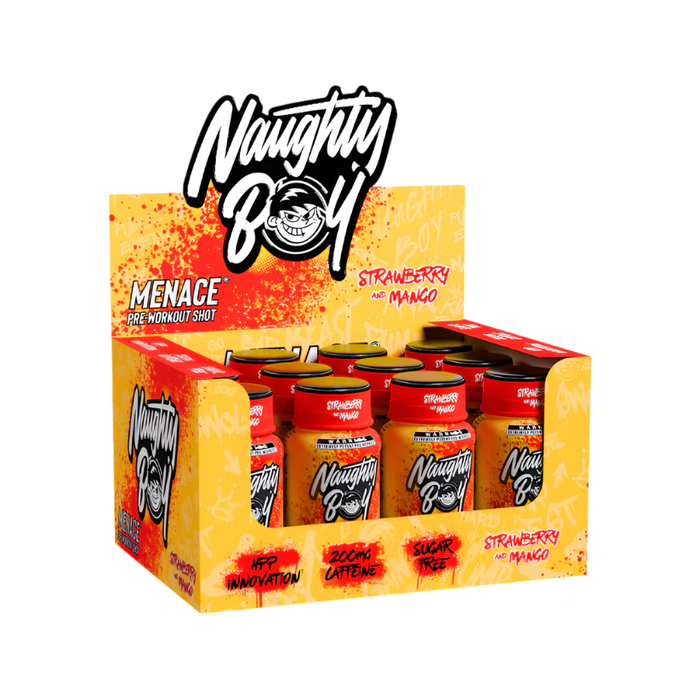 NaughtyBoy® Menace Pre-Workout Shot (12 x 60ml)