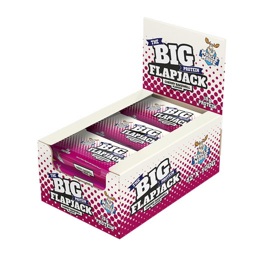 Muscle Moose Big Protein Flapjack 12x100g - Cherry Bakewell - Protein Flapjack at MySupplementShop by Muscle Moose