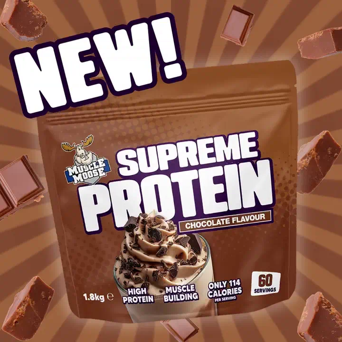 Muscle Moose Supreme Protein 1.8kg Chocolate at MYSUPPLEMENTSHOP