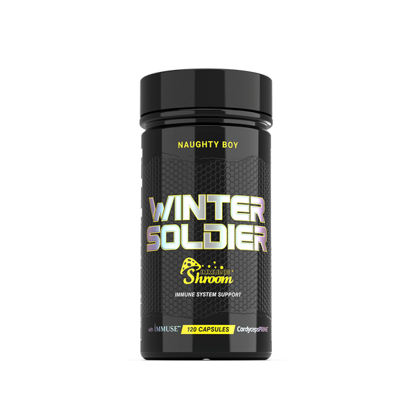 Naughty Boy Winter Soldier Immune Shroom 120 Caps - Sports Nutrition at MySupplementShop by Naughty Boy