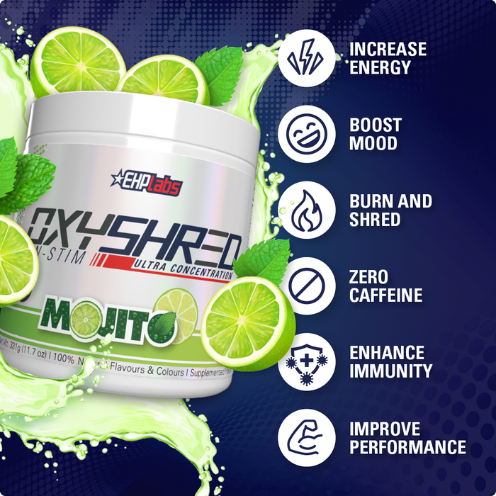 EHP Labs OxyShred Non-Stim 60 Servings - Fat Burners at MySupplementShop by EHP Labs