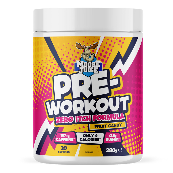 Muscle Moose Pre-Workout Zero Itch 280g