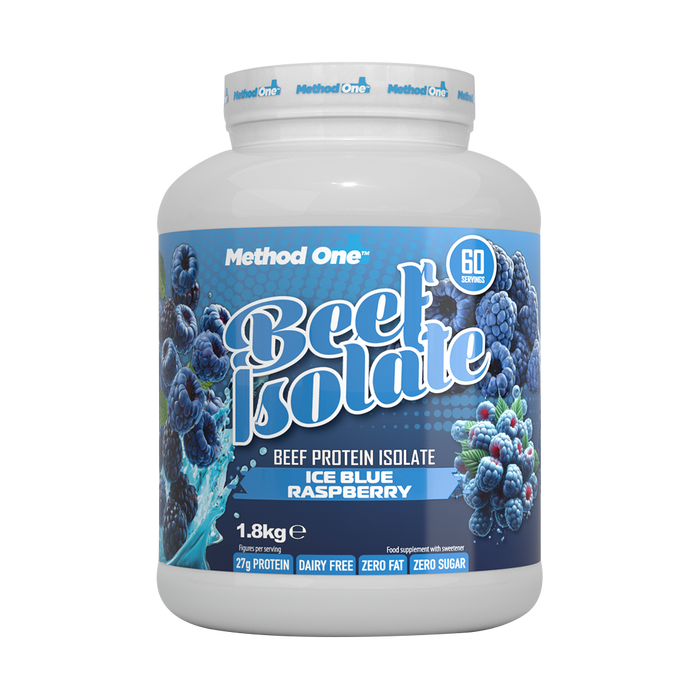 Method 1 Beef Isolate 1.8kg - Ice Blue Raspberry - Sports Nutrition at MySupplementShop by Method