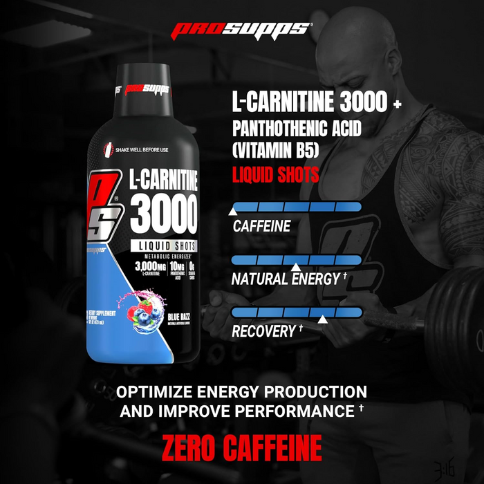 Pro Supps L-Carnitine 3000 Blue Razz 473ml
