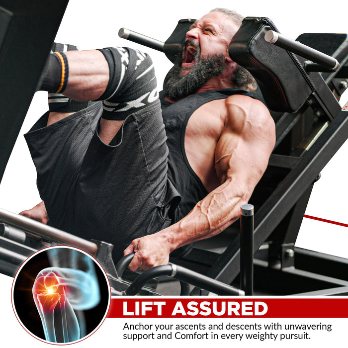 RDX Gym Knee Wrap Black