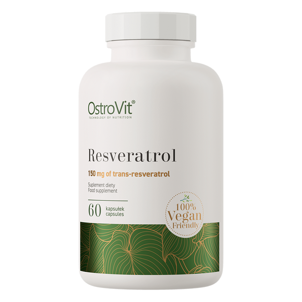 OstroVit Resveratrol VEGE 60 Caps - Sports Supplements at MySupplementShop by Ostrovit