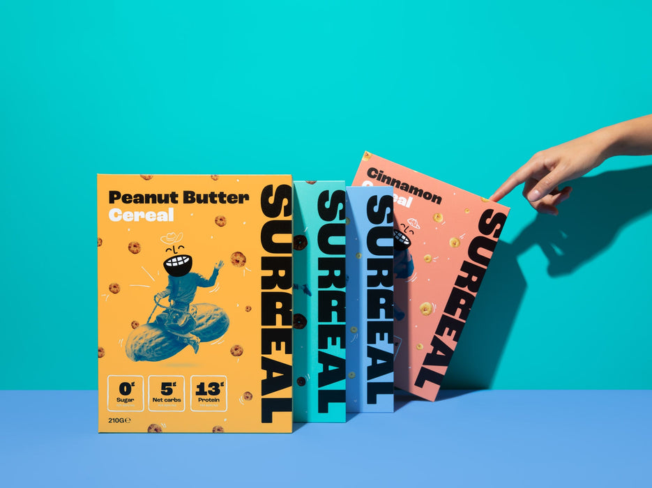 SURREAL High-Protein, Zero-Sugar Peanut Butter Cereal - Vegan & Gluten-Free - Cereal & Granola at MySupplementShop by SURREAL