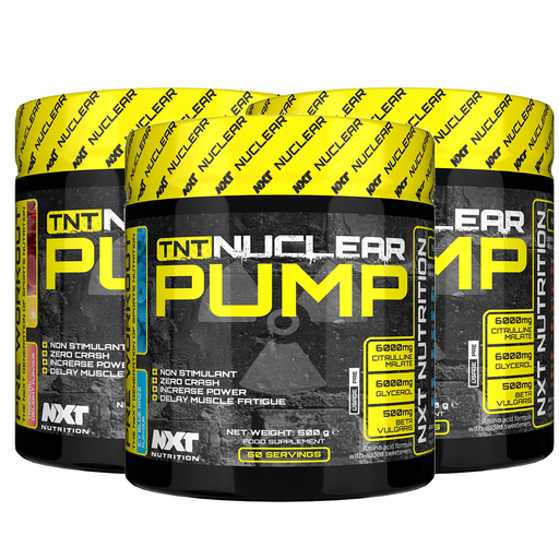 NXT Nutrition TNT Nuclear PUMP (Stim FREE) 500g - Pre-Workout Supplement at MySupplementShop by Nxt Nutrition