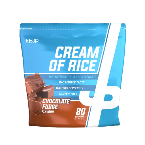 Trained By JP Cream Of Rice 2kg - Chocolate Fudge - Cream Of Rice at MySupplementShop by Trained By JP