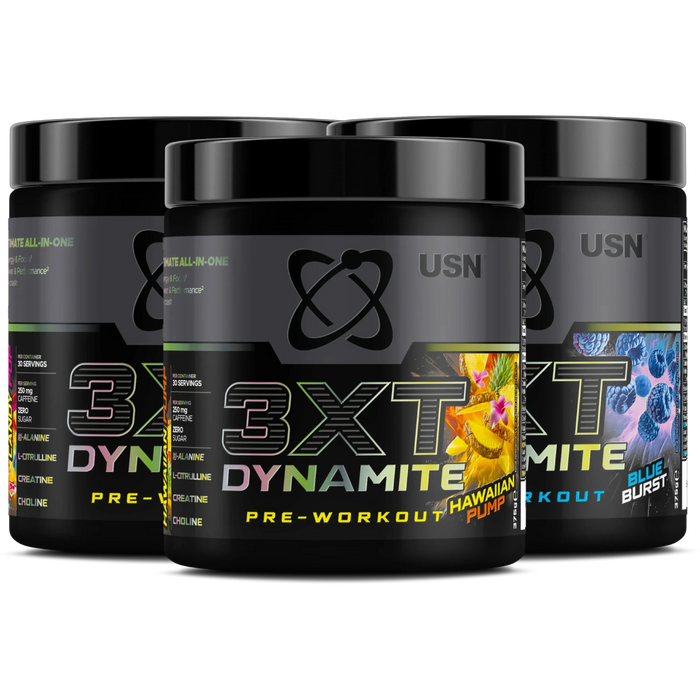 USN 3XT Dynamite 375g – High-Performance Pre-Workout for Energy & Focus