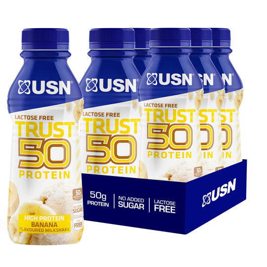 USN TRUST Protein 50 6x500ml Banana - Health Supplements at MySupplementShop by USN