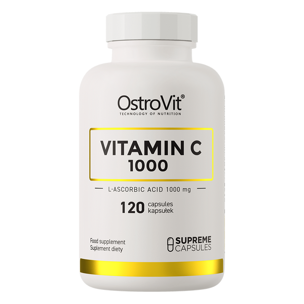 OstroVit Vitamin C 1000mg 120 Caps - Default Title - Sports Nutrition at MySupplementShop by Ostrovit