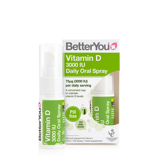 BetterYou DLux 3000iu- Vitamin D Oral Spray 15ml - Vitamins & Minerals at MySupplementShop by BetterYou