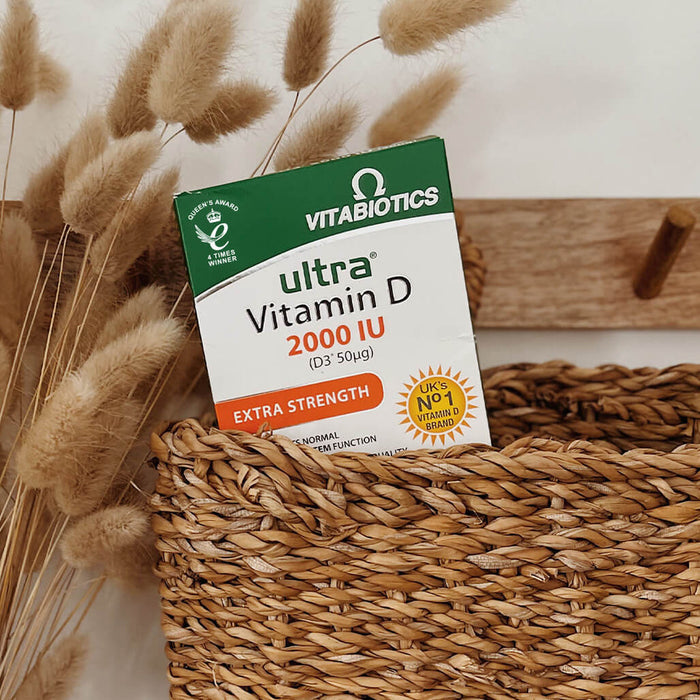 Vitabiotics Ultra Vitamin D 2000 IU 96 Tablets - Bone Care at MySupplementShop by Vitabiotics