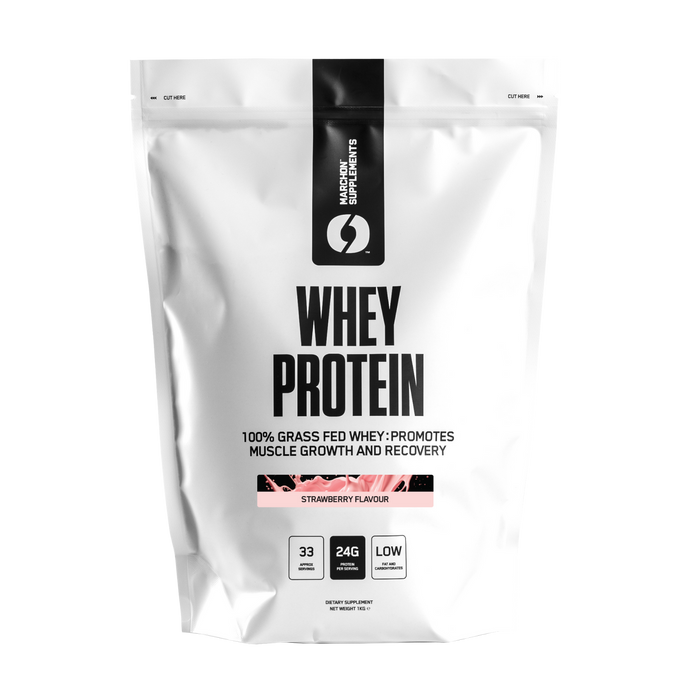 MARCHON Whey Protein 1kg - Strawberry - Whey Protein at MySupplementShop by MARCHON