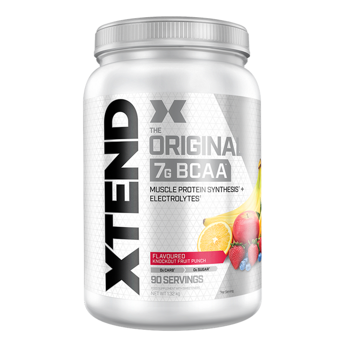 XTEND BCAA 90 Servings 1.32kg - Knockout Fruit Punch - Amino Acids and BCAAs at MySupplementShop by XTEND