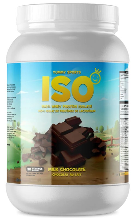 Yummy Sports ISO Tub 30 Serv 960g - Milk Chocolate - Whey Protein Isolate at MySupplementShop by Yummy Sports