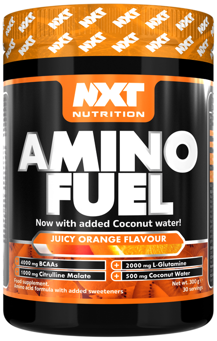 NXT Nutrition Amino Fuel (300g) 30 Servings - Orange - Amino Acid Supplement at MySupplementShop by Nxt Nutrition