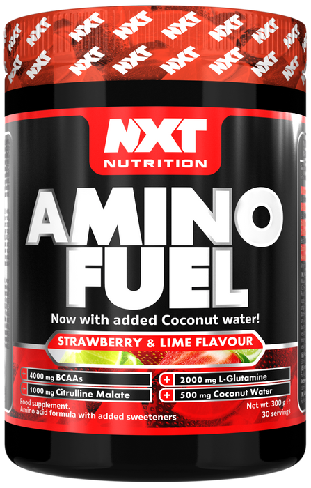 NXT Nutrition Amino Fuel (300g) 30 Servings - Strawberry Lime - Amino Acid Supplement at MySupplementShop by Nxt Nutrition